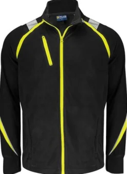 Fleecejacka PROJOB 2328 svart/gul XS