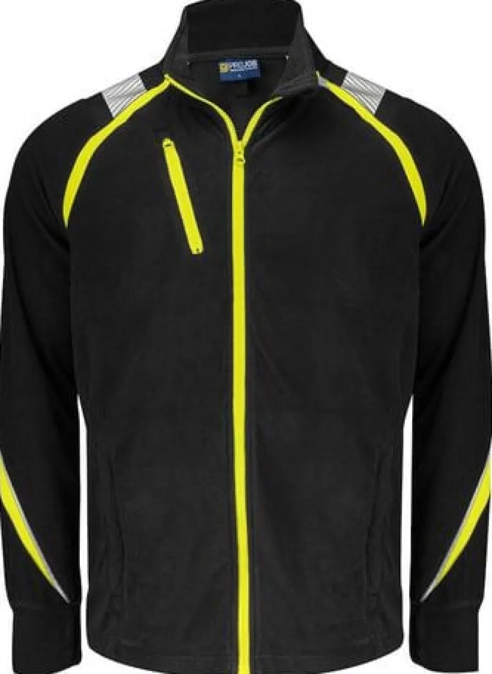 Fleecejacka PROJOB 2328 svart/gul XS