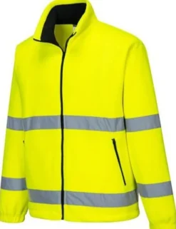 Fleecetröja Hi-vis PW F250 gul S