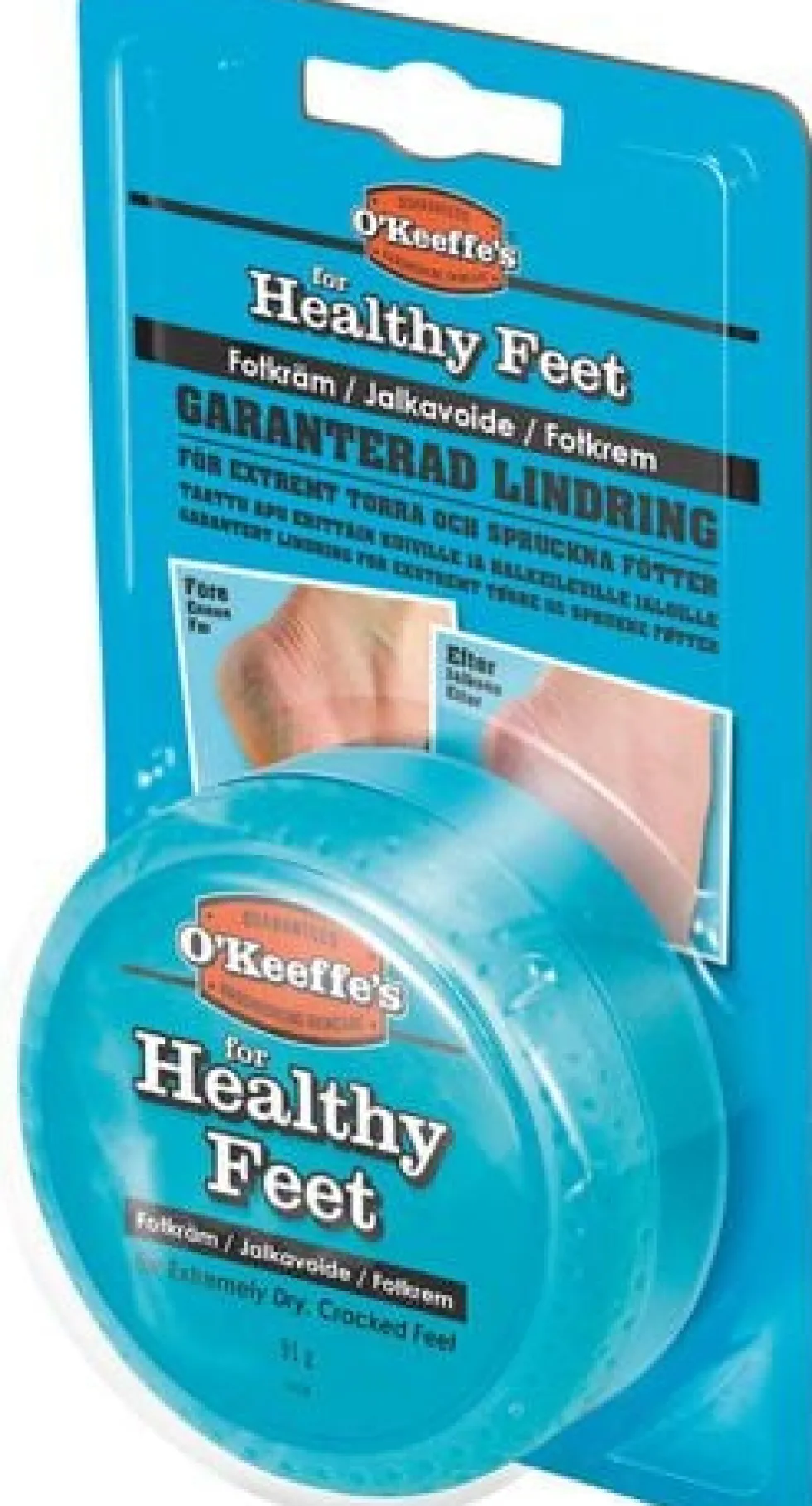 Fotkräm OKEEFFES Healthy Feet 91g