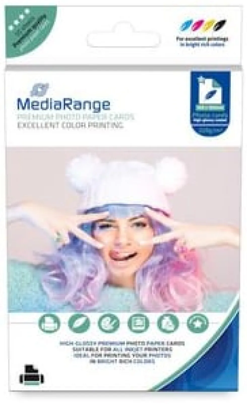 Fotopapper MEDIARANGE 10x15 glossy 50/fp