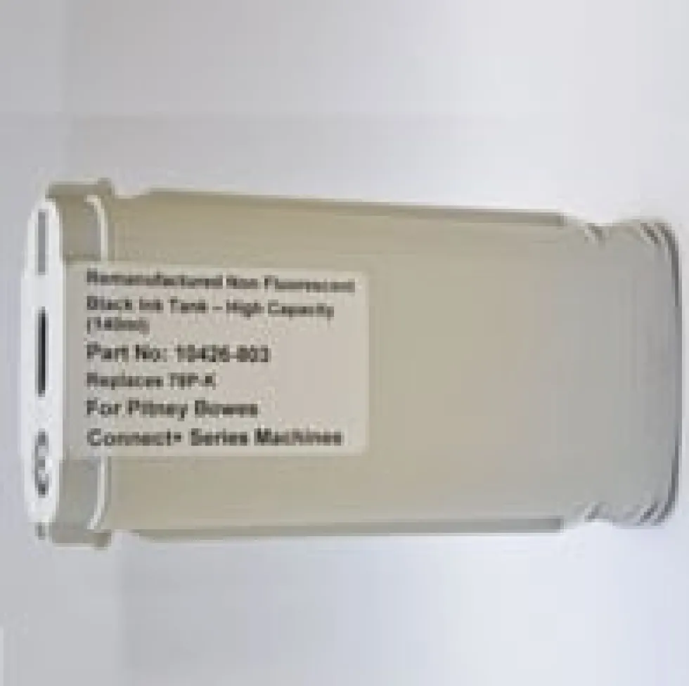 Frankeringsbläck Pitney Bowes Connect+ svart 140ml