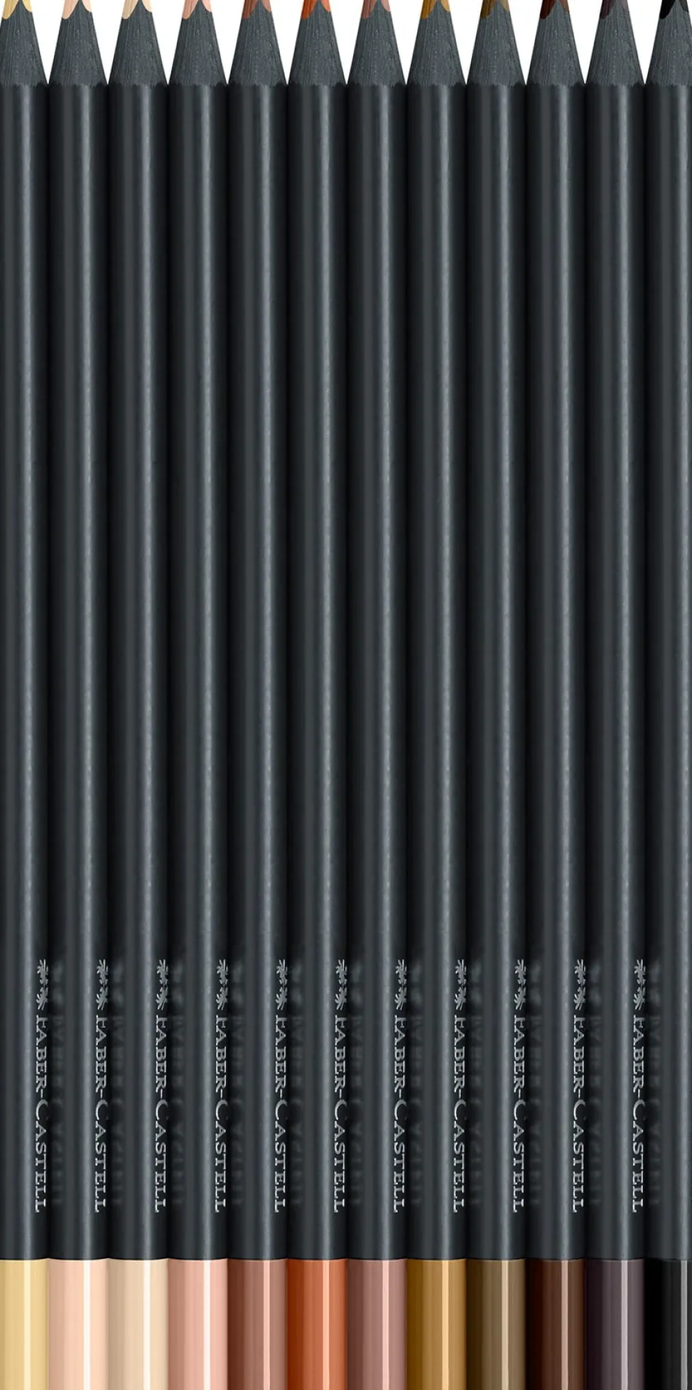 Färgpenna Black Edition Skin tones 12/fp