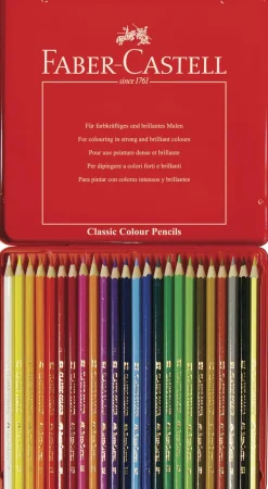 Färgpenna Faber-Castell Classic, 24 färger