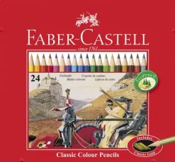Färgpenna Faber-Castell Classic, 24 färger