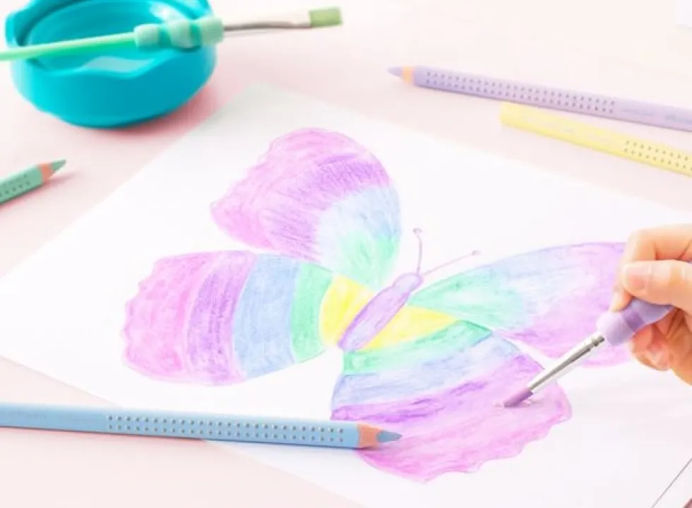 Färgpenna FABER Jumbo Grip pastel 5/fp