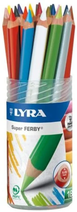 Färgpenna LYRA Super Ferby, 18/fp