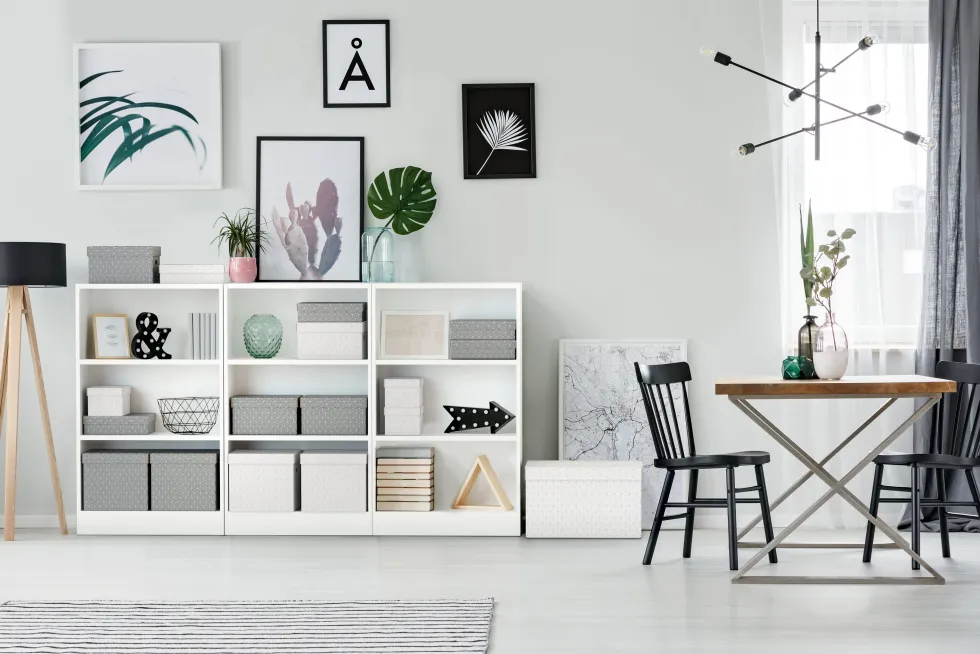 Förvaringsbox Esselte Home kub vit (3)