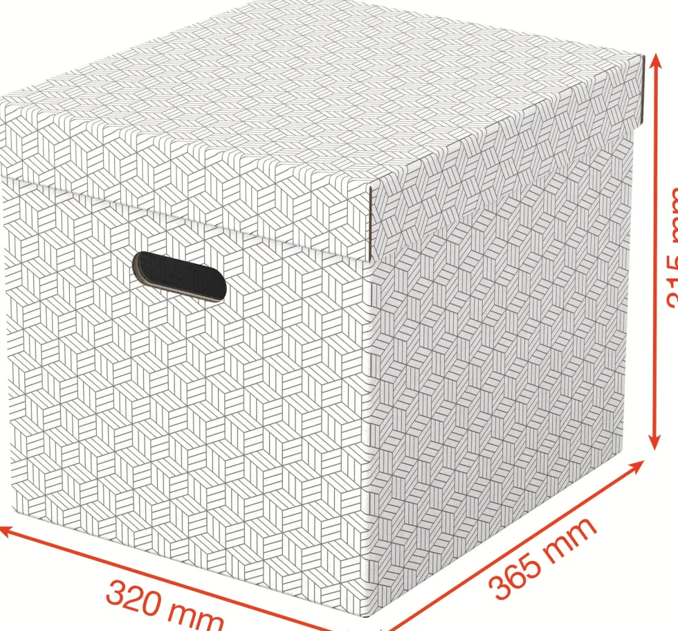 Förvaringsbox Esselte Home kub vit (3)