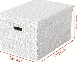 Förvaringsbox Esselte Home vit Large (3)