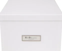 Förvaringsbox Gustav vit