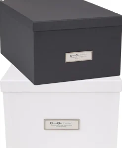 Förvaringsbox Gustav vit