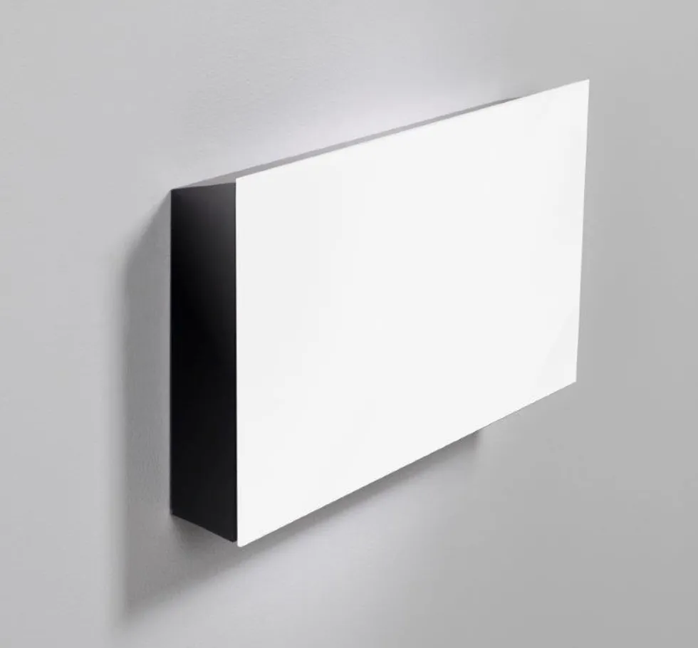 Förvaringsbox Lintex Mood, vit glas/svart aluminium