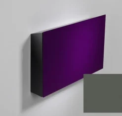 Förvaringsbox skrivtavla glas, Svart/Grafitgrå