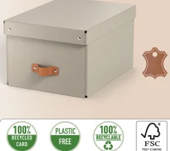 Förvaringslåda Leitz Puro 17L beige 2/fp
