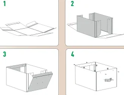 Förvaringslåda Leitz Puro 17L beige 2/fp