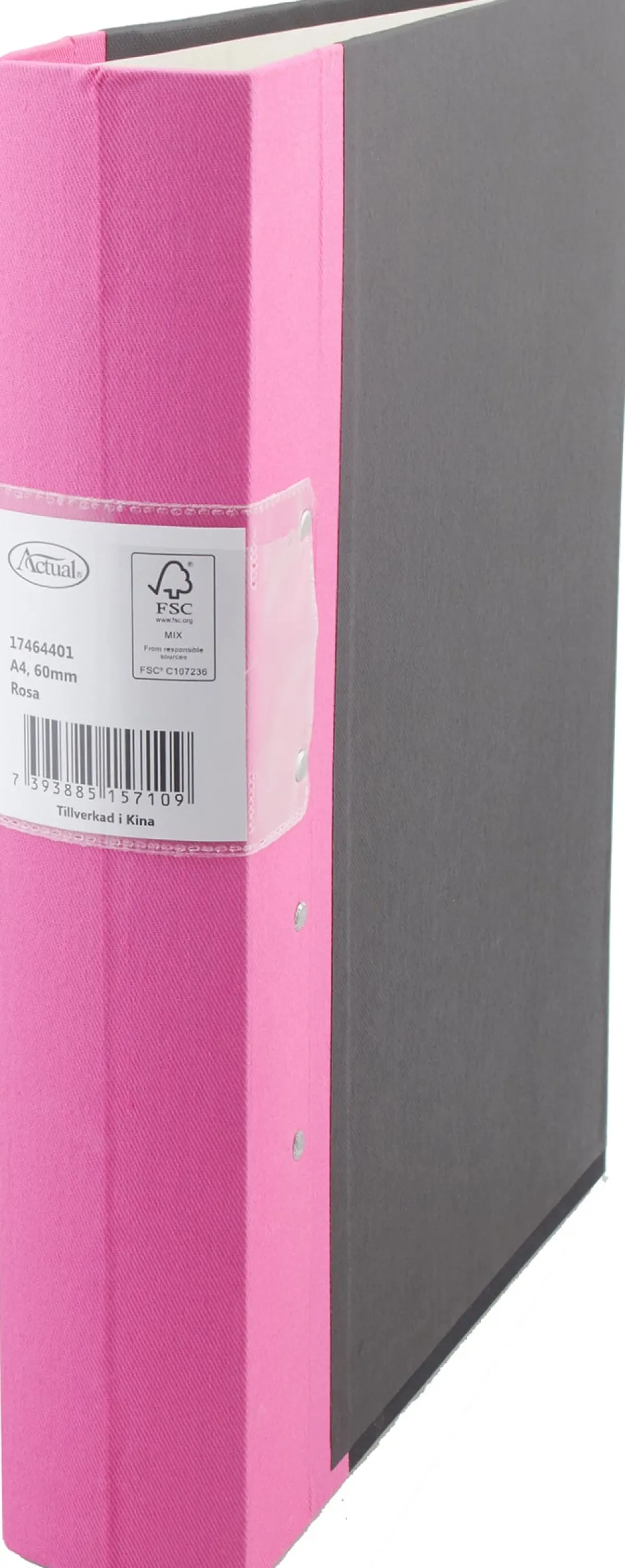 Gaffelpärm ACTUAL 60mm FSC rosa