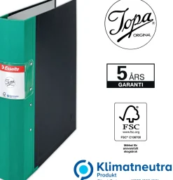 Gaffelpärm JOPA A4 Trärygg Ljusgrön, 60mm