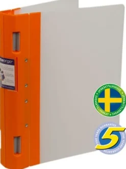 Gaffelpärm KEBAergo A4 55mm Orange/Neutr