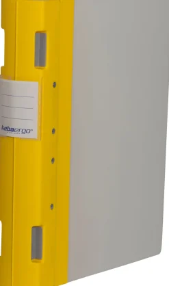 Gaffelpärm Plast KEBAErgo A4 Gul/Neutral, 55mm