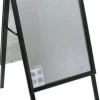 Gatuställ Alu-Blackline 50x70 svart