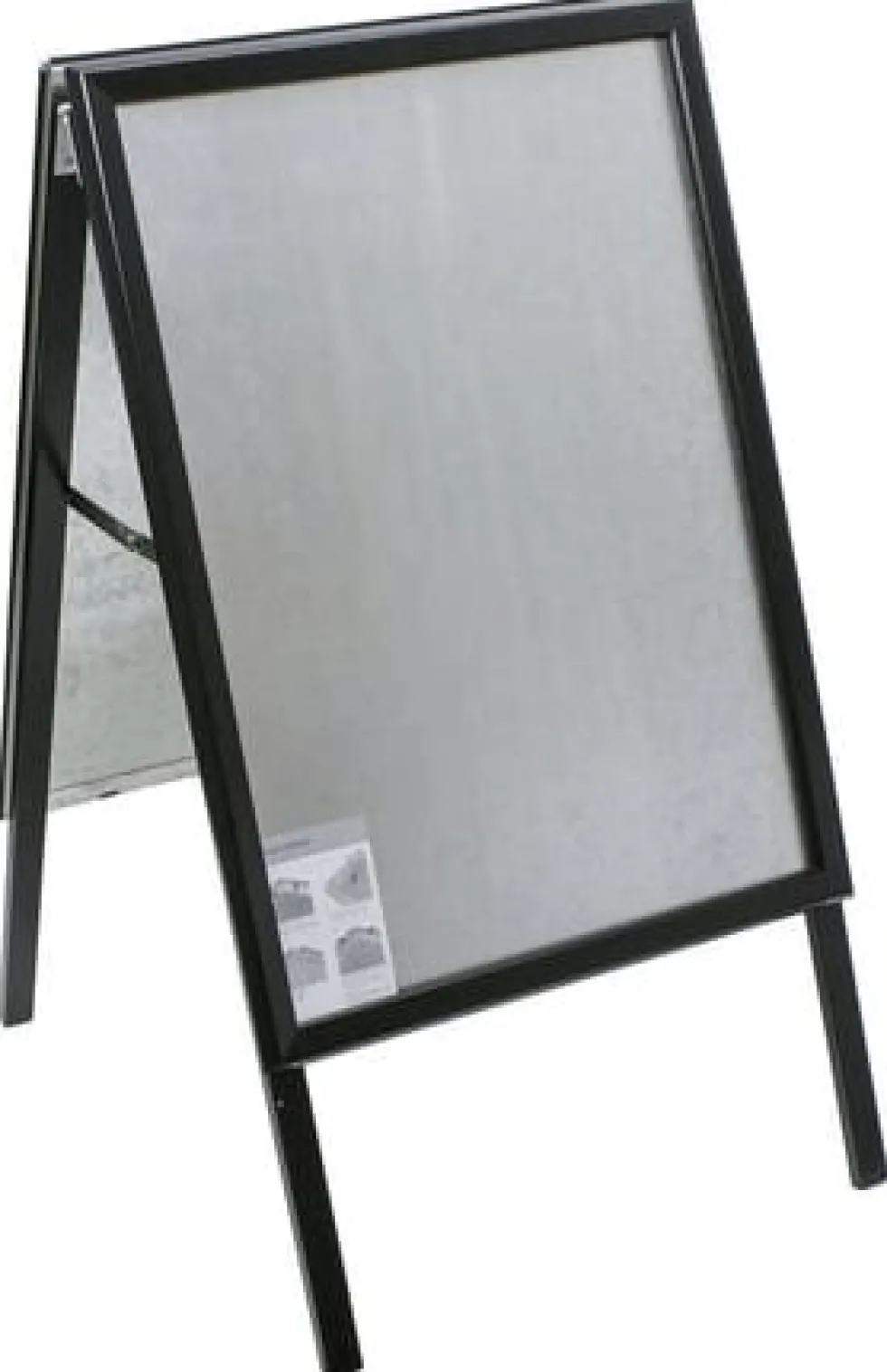 Gatuställ Alu-Blackline 50x70 svart