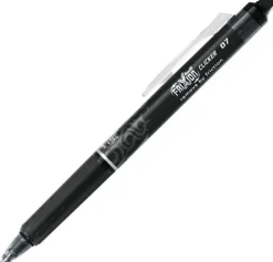 Gelkulpenna PILOT Frixion Clicker Medium Svart, 0.7mm, raderbar
