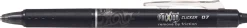 Gelkulpenna PILOT Frixion Clicker Medium Svart, 0.7mm, raderbar