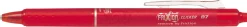 Gelkulpenna PILOT Frixion Clicker Medium Röd, 0.7mm, raderbar
