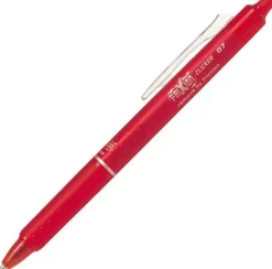Gelkulpenna PILOT Frixion Clicker Medium Röd, 0.7mm, raderbar