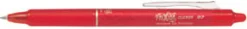 Gelkulpenna PILOT Frixion Clicker Medium Röd, 0.7mm, raderbar