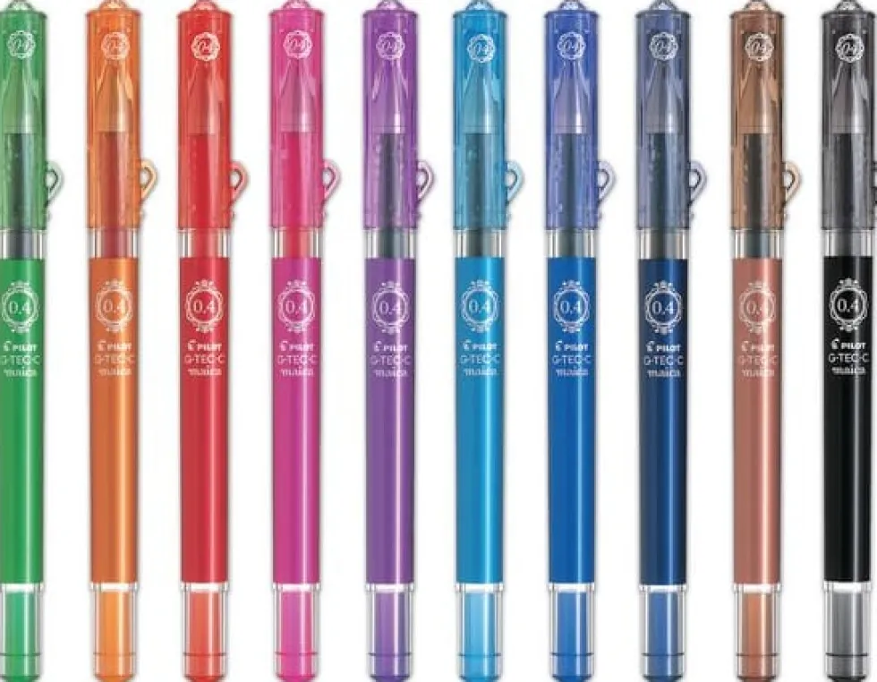 Gelkulpenna PILOT Maica Extra Fine Svart, 0.4mm