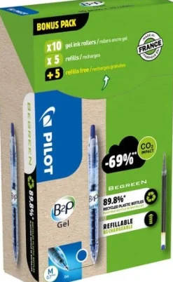 Gelpenna PILOT B2P Greenp. blå 10+10/fp