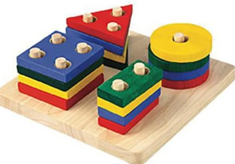 Geometrisk Sorteringsbräda PlanToys