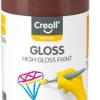 Glansfärg CREALL Gloss 500ml brun