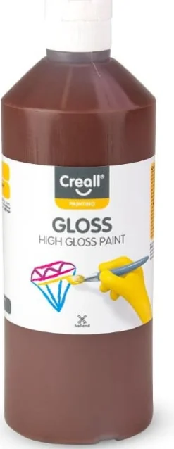 Glansfärg CREALL Gloss 500ml brun