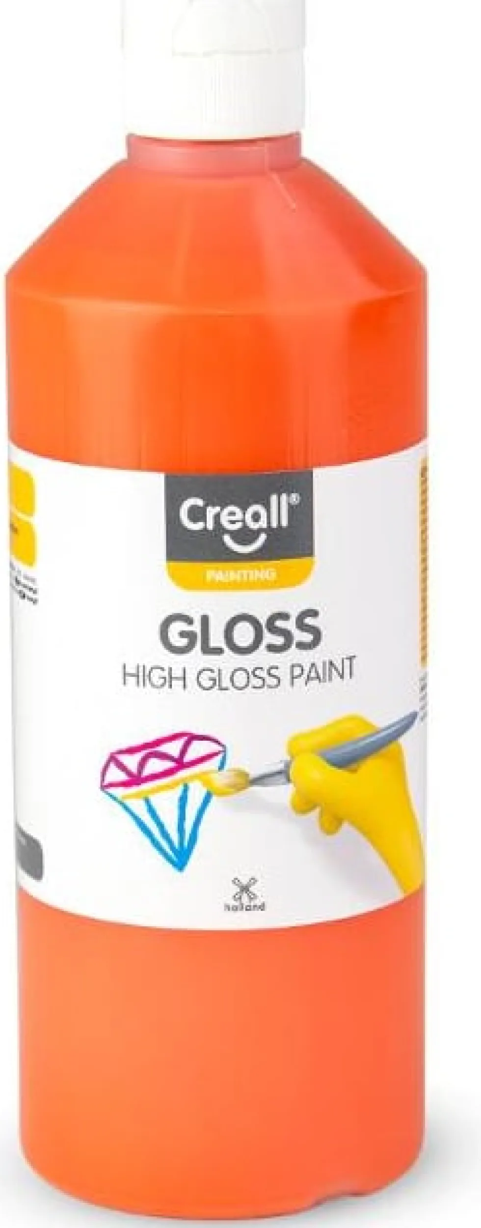 Glansfärg CREALL Gloss 500ml orange