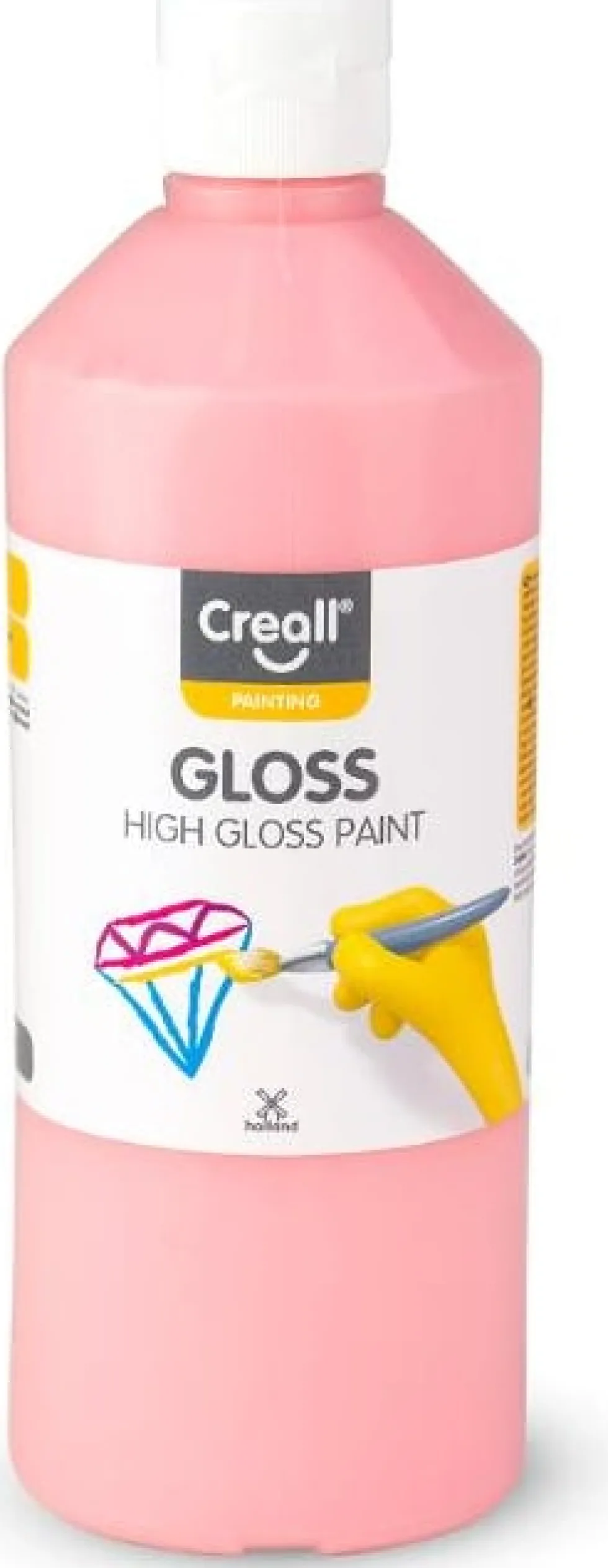 Glansfärg CREALL Gloss 500ml rosa