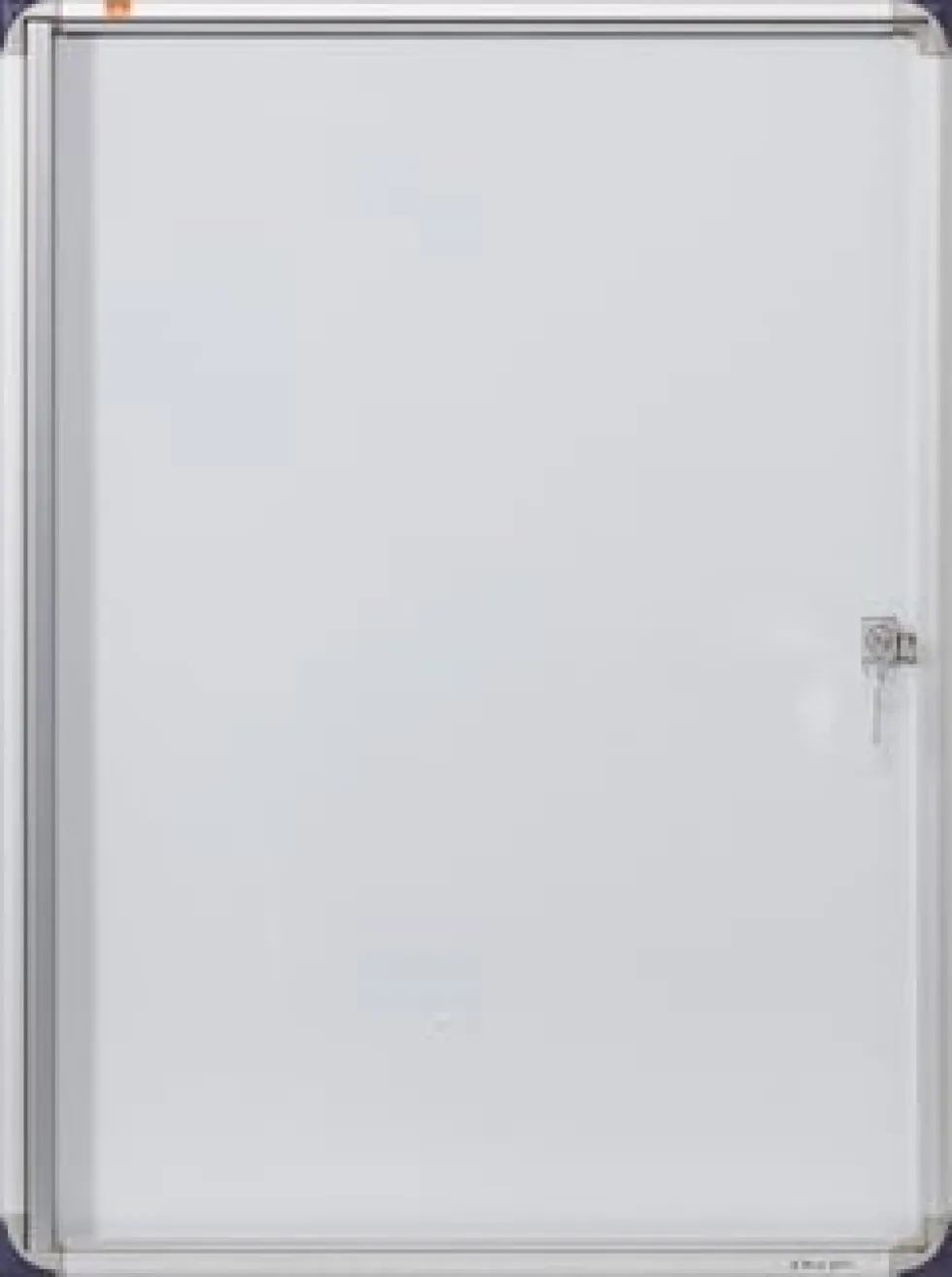 Glasskåp NOBO extra tunt magnetisk 4xA4