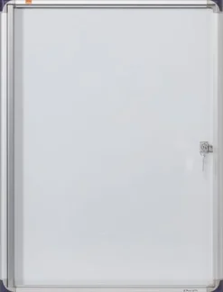 Glasskåp NOBO extra tunt magnetisk 4xA4