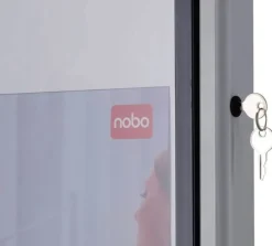 Glasskåp NOBO Premium 4xA4