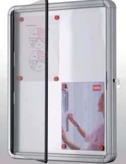 Glasskåp NOBO Premium 4xA4