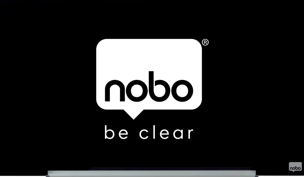 Glastavla NOBO 31" Widescreen svart, 68x38cm