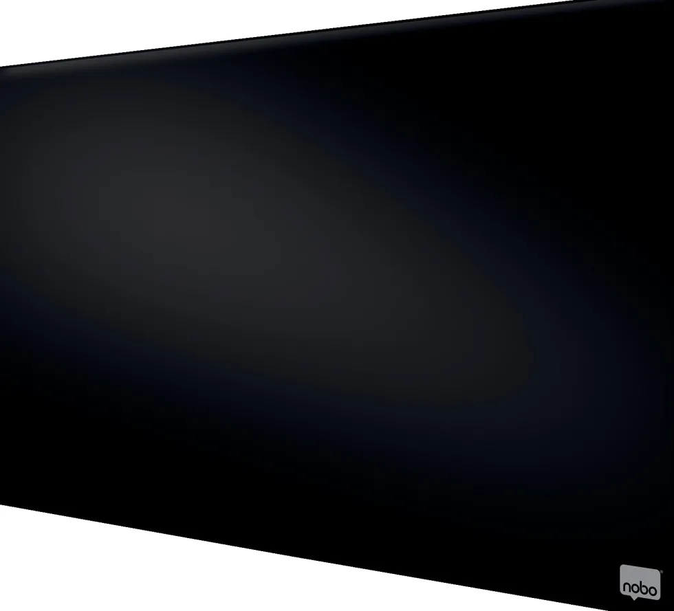 Glastavla NOBO 31" Widescreen svart, 68x38cm