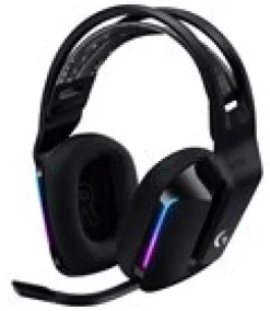 G733 LIGHTSPEED Wireless RGB Gaming Headset, Black