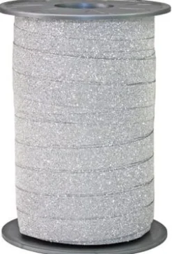 Glitterband silver 10mmx100m