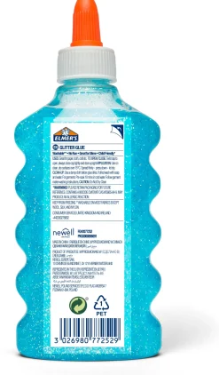 Glitterlim Elmers 177ml blå