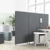 Golvskärm m.ben 120x136 Dox 52 mel.grå