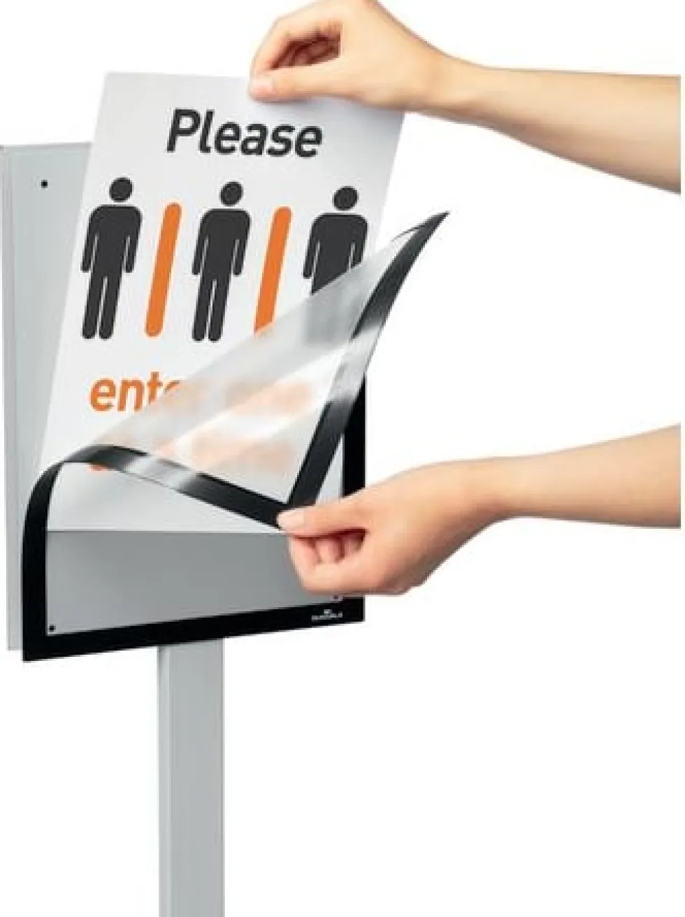 Golvskylt DURABLE info stand basic A4