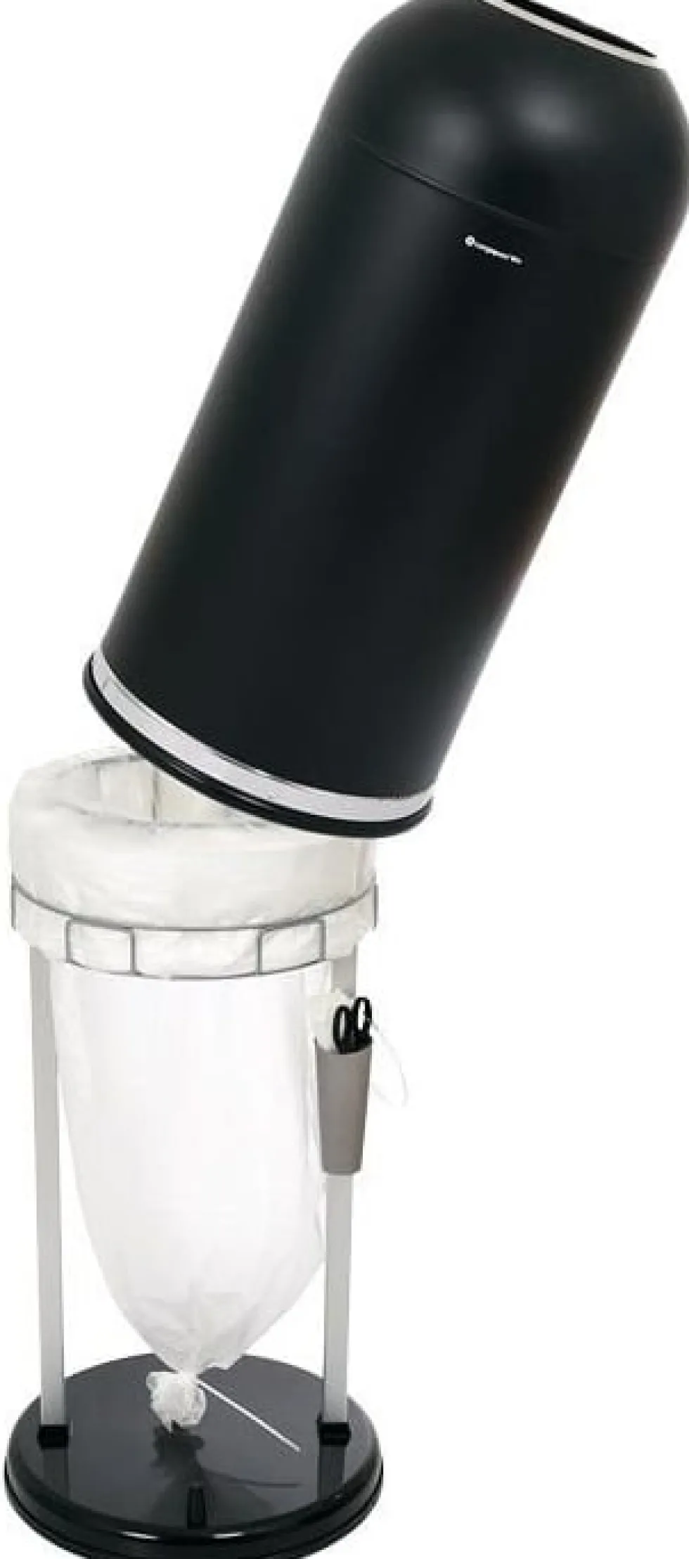 Golvställ LONGOPAC Bin Bullet Mini svart